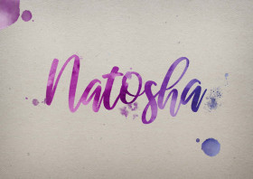 Natosha Watercolor Name DP