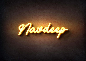 Glow Name Profile Picture for Navdeep