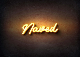 Glow Name Profile Picture for Naved