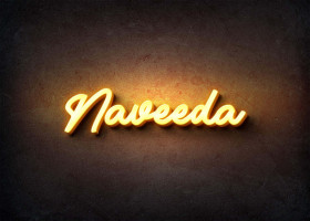 Glow Name Profile Picture for Naveeda