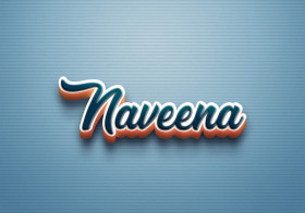 Cursive Name DP: Naveena