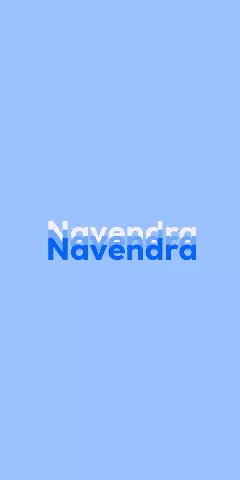 Name DP: Navendra
