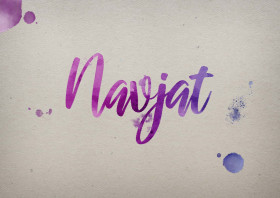 Navjat Watercolor Name DP