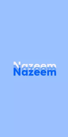 Name DP: Nazeem