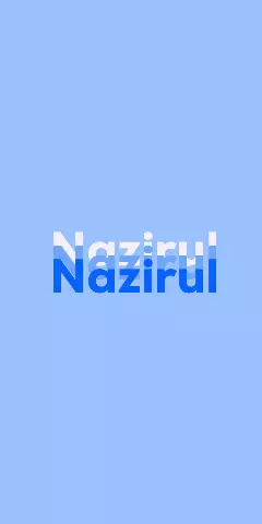 Name DP: Nazirul