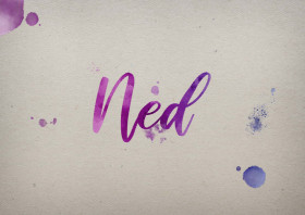 Ned Watercolor Name DP