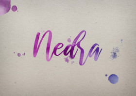 Nedra Watercolor Name DP