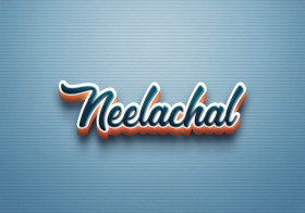 Cursive Name DP: Neelachal