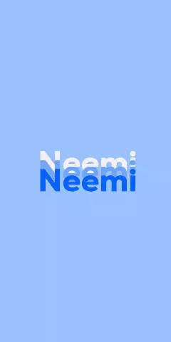 Name DP: Neemi