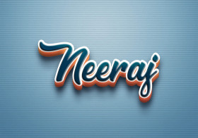 Cursive Name DP: Neeraj