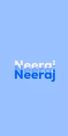 Neeraj Name Wallpaper