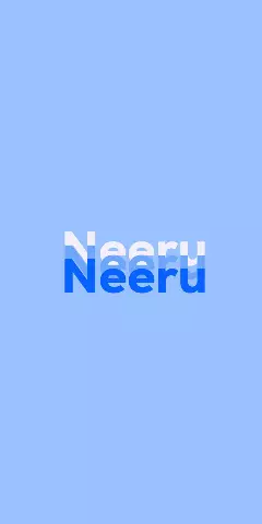 Name DP: Neeru