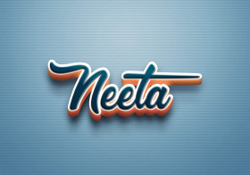 Cursive Name DP: Neeta