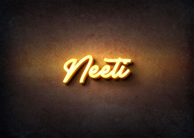 Glow Name Profile Picture for Neeti