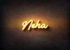 Glow Name Profile Picture for Neha