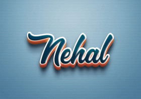 Cursive Name DP: Nehal