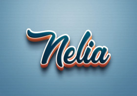 Cursive Name DP: Nelia
