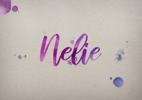 Nelie Watercolor Name DP