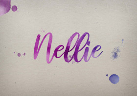 Nellie Watercolor Name DP