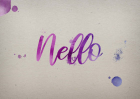 Nello Watercolor Name DP