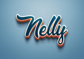 Cursive Name DP: Nelly
