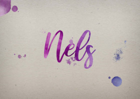 Nels Watercolor Name DP