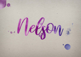 Nelson Watercolor Name DP
