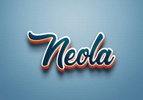 Cursive Name DP: Neola