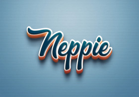 Cursive Name DP: Neppie