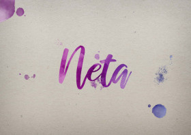 Neta Watercolor Name DP
