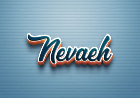 Cursive Name DP: Nevaeh
