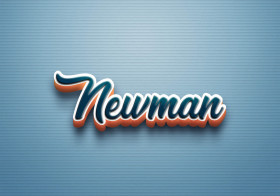 Cursive Name DP: Newman