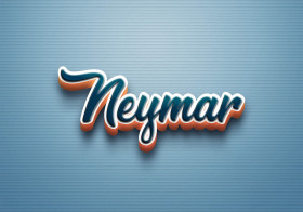 Cursive Name DP: Neymar