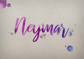 Neymar Watercolor Name DP