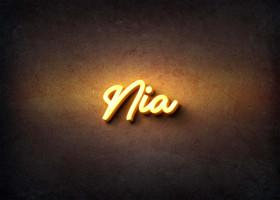 Glow Name Profile Picture for Nia