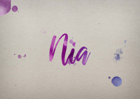 Nia Watercolor Name DP
