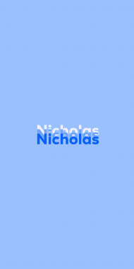 Name DP: Nicholas