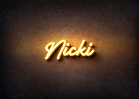 Glow Name Profile Picture for Nicki