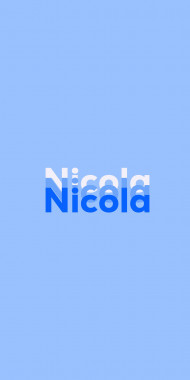 Name DP: Nicola