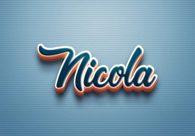 Cursive Name DP: Nicola