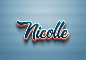Cursive Name DP: Nicolle