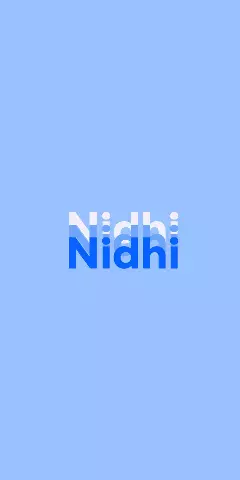 Name DP: Nidhi