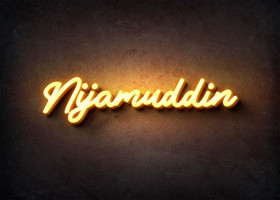Glow Name Profile Picture for Nijamuddin