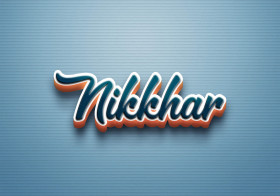 Cursive Name DP: Nikkhar