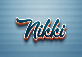 Cursive Name DP: Nikki