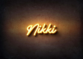 Glow Name Profile Picture for Nikki