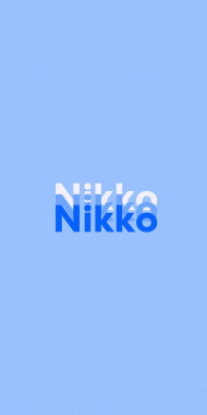 Name DP: Nikko