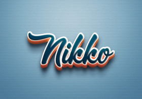 Cursive Name DP: Nikko