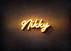 Glow Name Profile Picture for Nikky