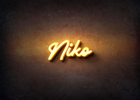 Glow Name Profile Picture for Niko